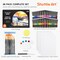 48 Pack Acrylic Paint Set, 30 Colors Acrylic Paint (36ml) with 10 Brushes 5 Canvas 1 Paint Knife 1 Palette 1 Art Sponge, Complete Set for Kids, Adults Painting on Canvas Rocks Wood Ceramic